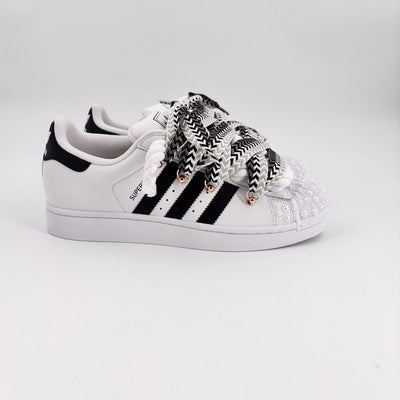 Custom Sneakers Superstar White Lanvin