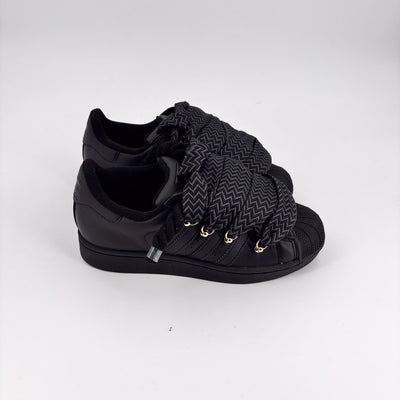 Custom Adidas Superstar Black Lanvin