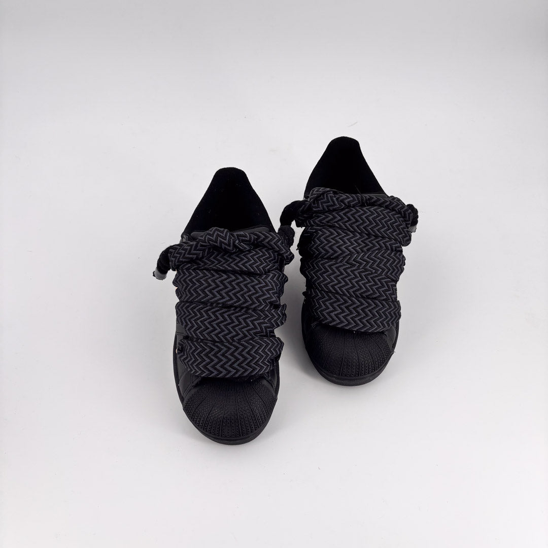 Custom Adidas Superstar Black Lanvin